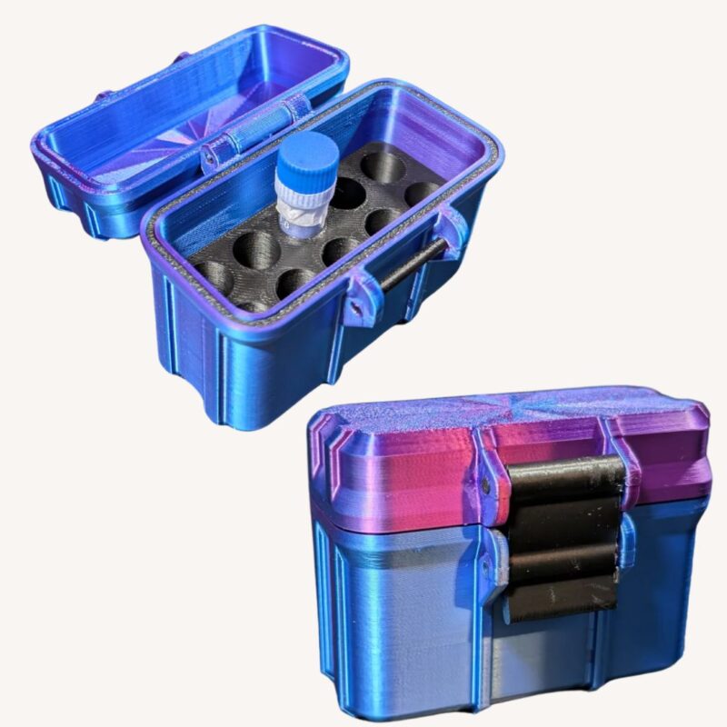 1-Gram Tube Storage Box – Holds 10 Tubes