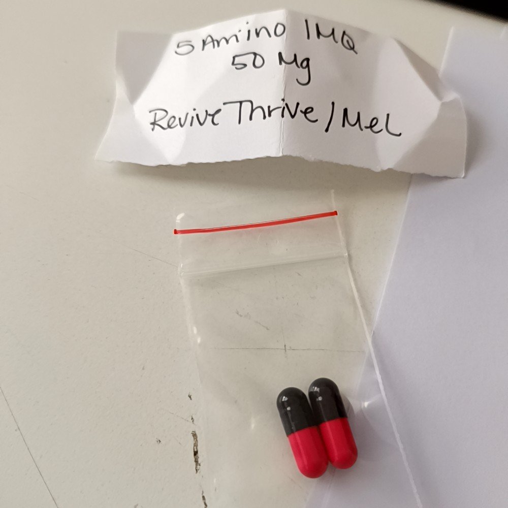5 Amino 1 MQ 50mg Red/Black Capsule test result