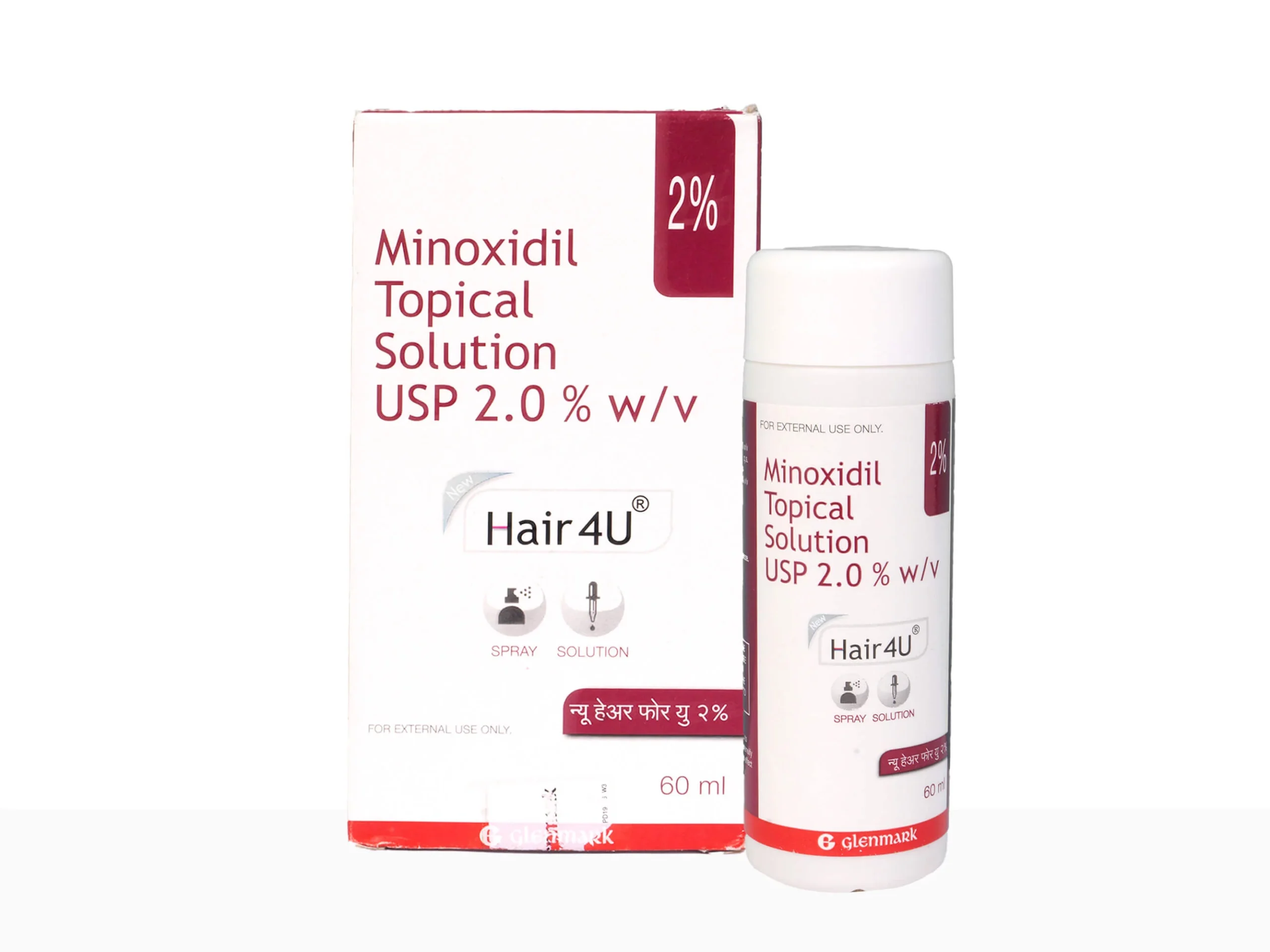 HAIR 4U 2% SOLUTION Hair4U 2% Solution 60ml