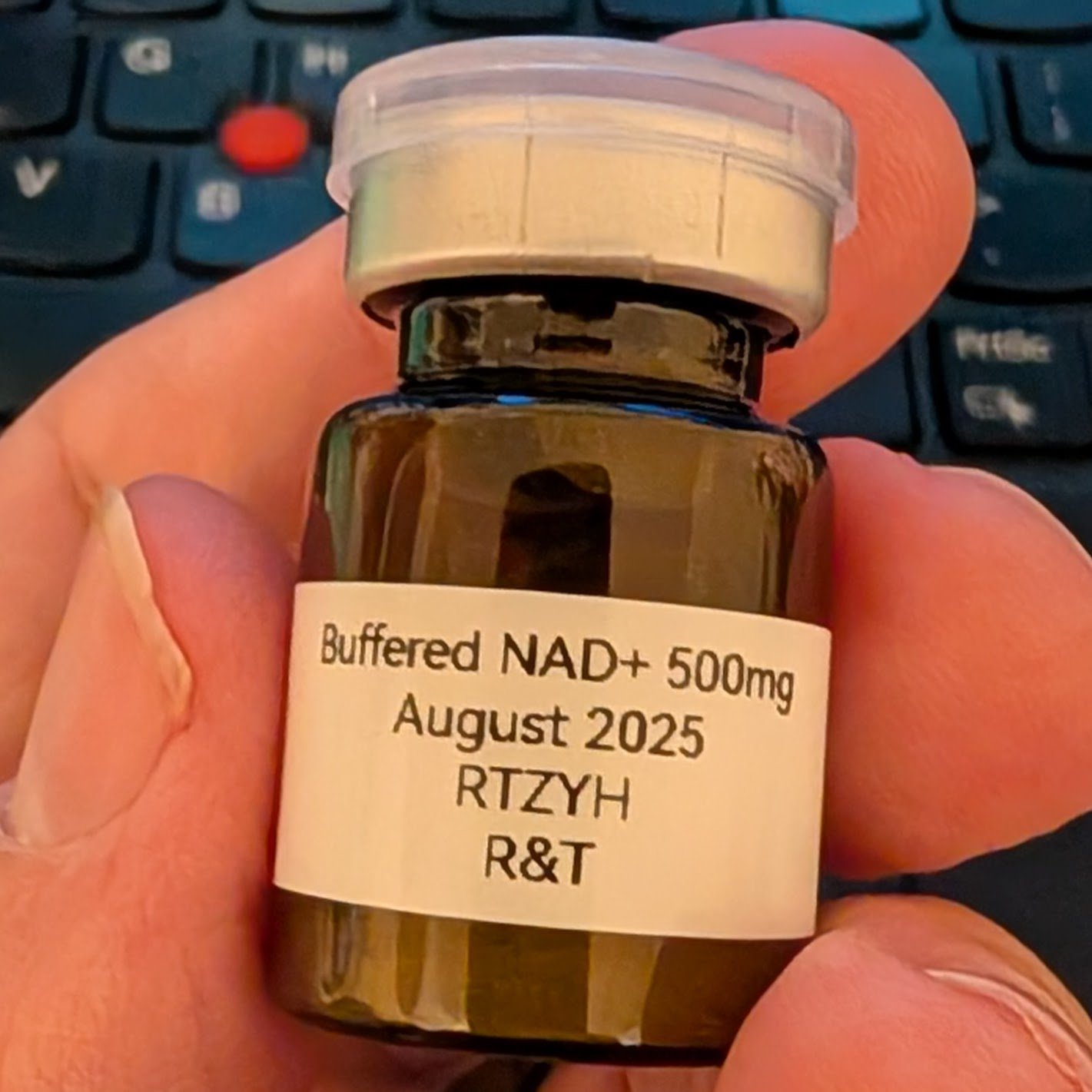 NAD+ 500mg Clear Cap – Aug. 2025 test result