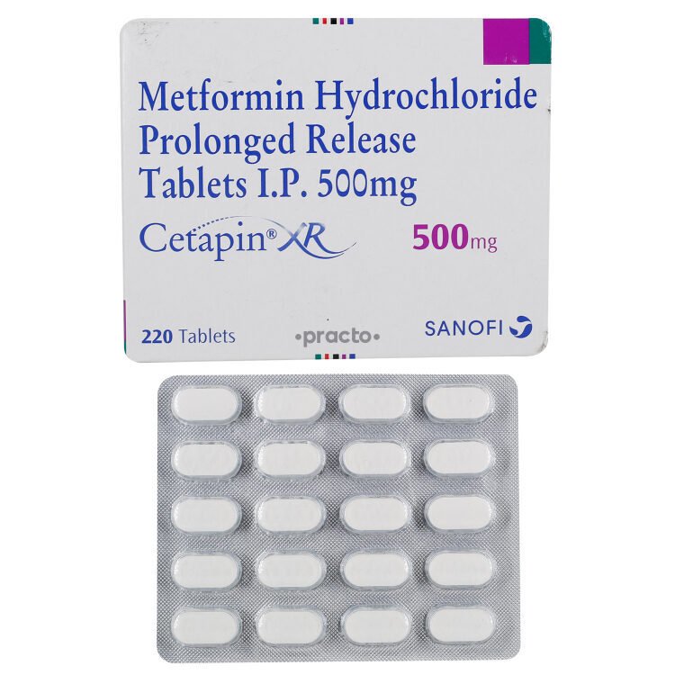CETAPIN XR 500 MG Cetapin XR 500 MG (1x20 tablets)