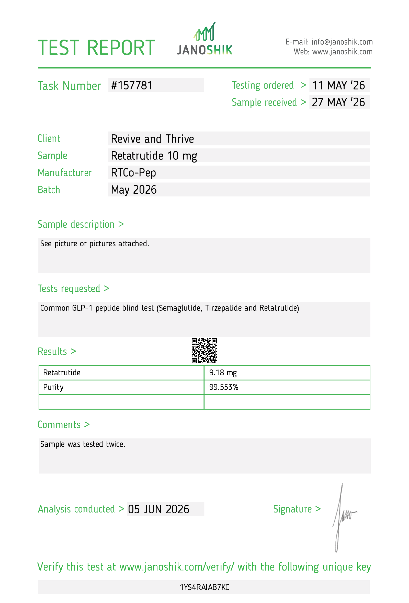 Reta 10 mg Single Vials Ready to Ship - Image 2