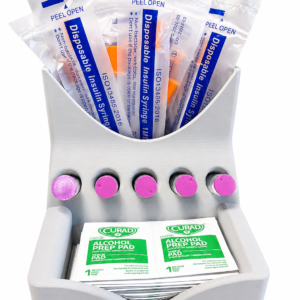 5-Vial Peptide Injection Organizer Station